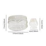 Maxbell Glass Matcha Set 650ml Bowl and Whisk Holder Sturdy with Spout for Tea Lover