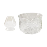 Maxbell Glass 420ml Matcha Bowl and Whisk Stand with Spout for Tea Lover Accessories