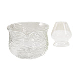 Maxbell Glass 420ml Matcha Bowl and Whisk Stand with Spout for Tea Lover Accessories