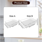 Maxbell Tea Serving Tray Draining Water Teacup Tray for Living Room Countertop Party S