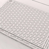 Maxbell Tea Serving Tray Draining Water Teacup Tray for Living Room Countertop Party M
