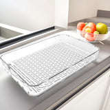 Maxbell Tea Serving Tray Draining Water Teacup Tray for Living Room Countertop Party M