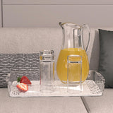 Maxbell Tea Serving Tray Draining Water Teacup Tray for Living Room Countertop Party M