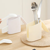 Maxbell Countertop Spoon Holder Organizer Versatile Accessories Cutlery Storage Rack White