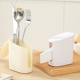 Maxbell Countertop Spoon Holder Organizer Versatile Accessories Cutlery Storage Rack White
