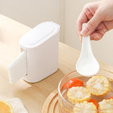 Maxbell Countertop Spoon Holder Organizer Versatile Accessories Cutlery Storage Rack White