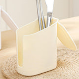 Maxbell Countertop Spoon Holder Organizer Versatile Accessories Cutlery Storage Rack Beige