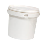 Maxbell 13L PP Bucket with Lid and Carrying Handle Accessory 26x29.5cm Yogurt Bucket
