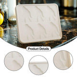 Maxbell Silicone Chilled Cube Maker Funny Cube Making Tool for Tea Beverage Lemonade White