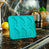 Maxbell Silicone Chilled Cube Maker Funny Cube Making Tool for Tea Beverage Lemonade Blue