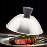 Maxbell Flat Top Griddle Lid Round Cheese Melting Dome for Grilling Steaming Patties 16.5cm