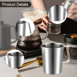 Maxbell Stainless Steel Measuring Cup Pouring Cup 1000ml for Home Kitchen DIY Coffee