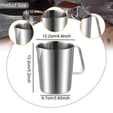 Maxbell Stainless Steel Measuring Cup Pouring Cup 1000ml for Home Kitchen DIY Coffee