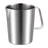 Maxbell Stainless Steel Measuring Cup Pouring Cup 1000ml for Home Kitchen DIY Coffee