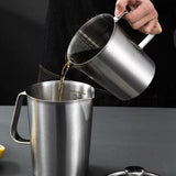 Maxbell Stainless Steel Measuring Cup Pouring Cup 1000ml for Home Kitchen DIY Coffee