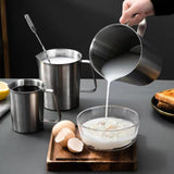 Maxbell Stainless Steel Measuring Cup Pouring Cup 1000ml for Home Kitchen DIY Coffee