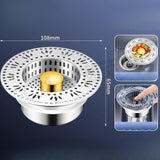 Maxbell Kitchen Sink Drain Strainer Stopper Sturdy Multipurpose Anti Clogging Basket