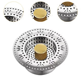 Maxbell Kitchen Sink Drain Strainer Stopper Sturdy Multipurpose Anti Clogging Basket