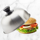 Maxbell Burger Cover Universal Cheese Melting Dome for Sandwiches Patties Hamburgers 17cm