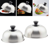 Maxbell Burger Cover Universal Cheese Melting Dome for Sandwiches Patties Hamburgers 17cm