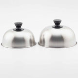 Maxbell Burger Cover Universal Cheese Melting Dome for Sandwiches Patties Hamburgers 17cm