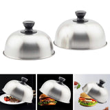 Maxbell Burger Cover Universal Cheese Melting Dome for Sandwiches Patties Hamburgers 17cm
