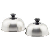 Maxbell Burger Cover Universal Cheese Melting Dome for Sandwiches Patties Hamburgers 17cm