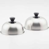 Maxbell Burger Cover Universal Cheese Melting Dome for Sandwiches Patties Hamburgers 17cm