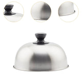 Maxbell Burger Cover Universal Cheese Melting Dome for Sandwiches Patties Hamburgers 17cm