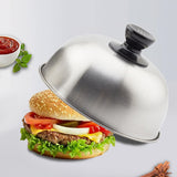 Maxbell Burger Cover Universal Cheese Melting Dome for Sandwiches Patties Hamburgers 17cm