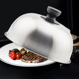 Maxbell Burger Cover Universal Cheese Melting Dome for Sandwiches Patties Hamburgers 19cm
