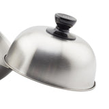 Maxbell Burger Cover Universal Cheese Melting Dome for Sandwiches Patties Hamburgers 19cm