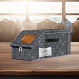 Maxbell Baseball Cap Organizer with Cardboard Multifunctional Zipper Close Container Black