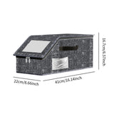 Maxbell Baseball Cap Organizer with Cardboard Multifunctional Zipper Close Container Black
