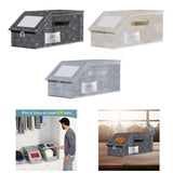 Maxbell Baseball Cap Organizer with Cardboard Multifunctional Zipper Close Container Black