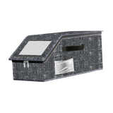 Maxbell Baseball Cap Organizer with Cardboard Multifunctional Zipper Close Container Black