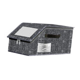 Maxbell Baseball Cap Organizer with Cardboard Multifunctional Zipper Close Container Black