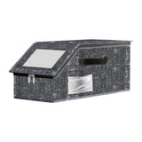 Maxbell Baseball Cap Organizer with Cardboard Multifunctional Zipper Close Container Black