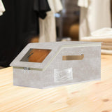Maxbell Baseball Cap Organizer with Cardboard Multifunctional Zipper Close Container Beige