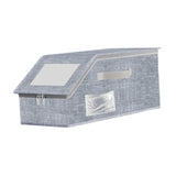 Maxbell Baseball Cap Organizer with Cardboard Multifunctional Zipper Close Container Gray