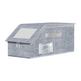 Maxbell Baseball Cap Organizer with Cardboard Multifunctional Zipper Close Container Gray
