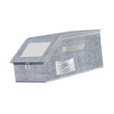 Maxbell Baseball Cap Organizer with Cardboard Multifunctional Zipper Close Container Gray