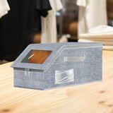 Maxbell Baseball Cap Organizer with Cardboard Multifunctional Zipper Close Container Gray