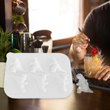 Maxbell Monster Ice Mould Funny DIY Ice Maker for Candy Party Supplies Summer Drinks White