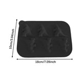 Maxbell Monster Ice Mould Funny DIY Ice Maker for Candy Party Supplies Summer Drinks Black