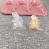 Maxbell Monster Ice Mould Funny DIY Ice Maker for Candy Party Supplies Summer Drinks Pink