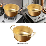 Maxbell Korea Noodle Pot Universal Stoves Use Korean Ramen Cooking Pot for Tea Pasta 16cm