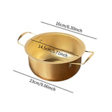 Maxbell Korea Noodle Pot Universal Stoves Use Korean Ramen Cooking Pot for Tea Pasta 16cm