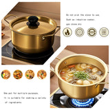Maxbell Korea Noodle Pot Universal Stoves Use Korean Ramen Cooking Pot for Tea Pasta 16cm