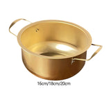 Maxbell Korea Noodle Pot Universal Stoves Use Korean Ramen Cooking Pot for Tea Pasta 16cm